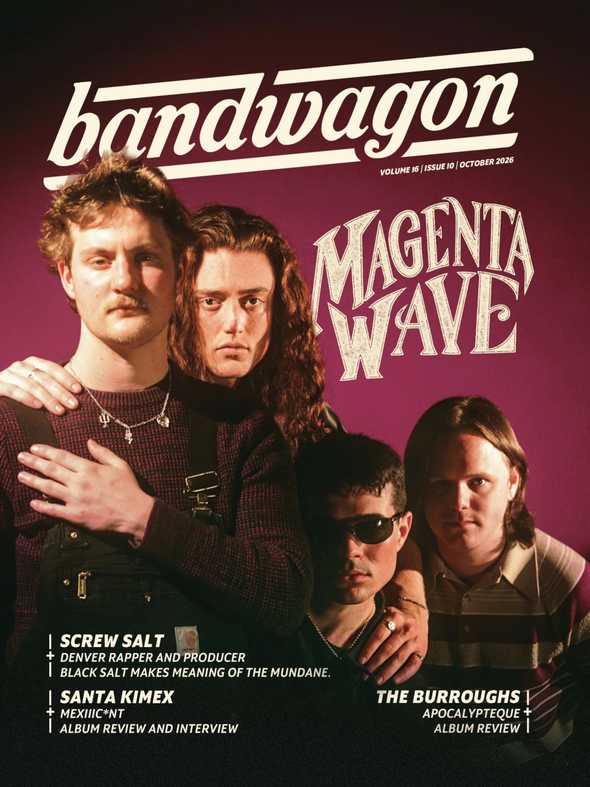Magenta Wave Bandwagon Magazine October 2026 cover