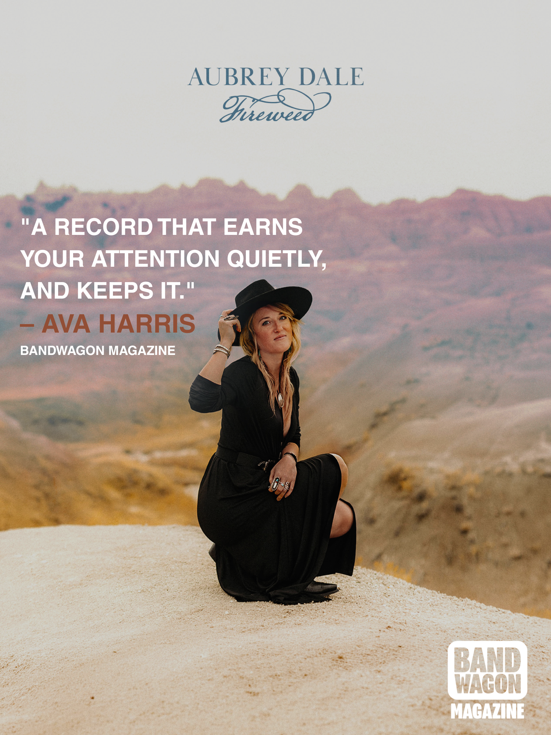 Aubrey Dale Fireweed Instagram graphic