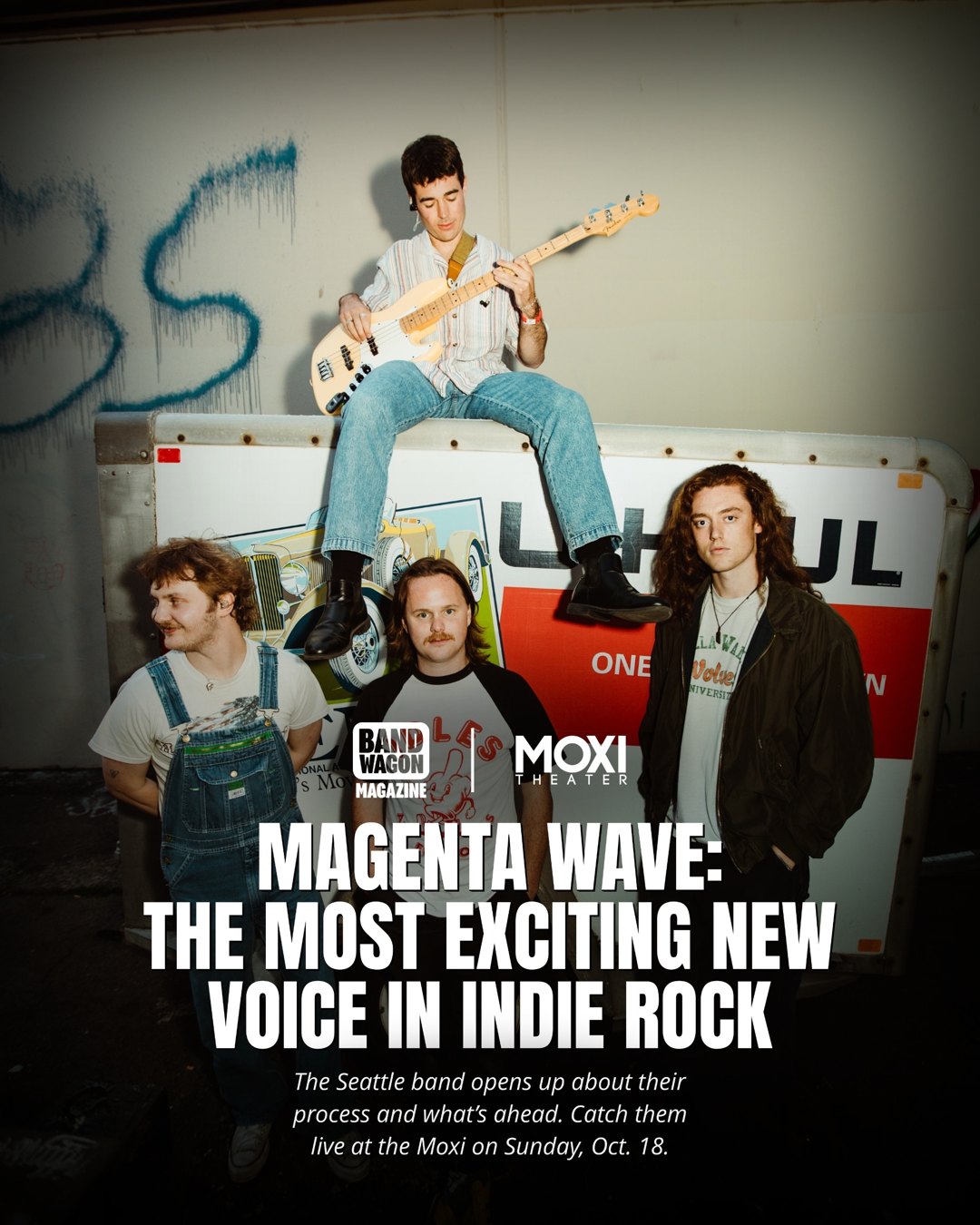 Magenta Wave Moxi Theater Instagram graphic